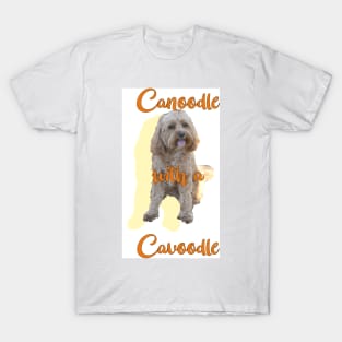 Canoodle with a Cavoodle. T-Shirt